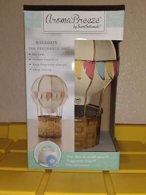 AROMA BREEZE SCENTSATIONALS BALLON FAN FRAGANCE UNIT NO FRAGANCE HALO INCLUDED
