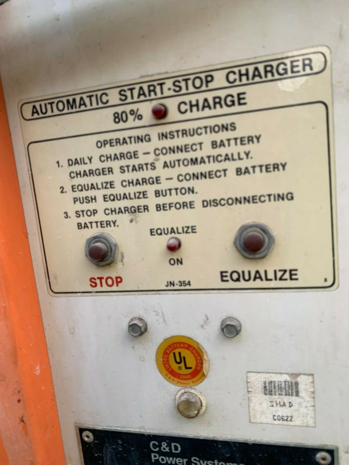 C&D POWER SYSTEMS FR12CE550A FERRO FIVE industrial battery charger