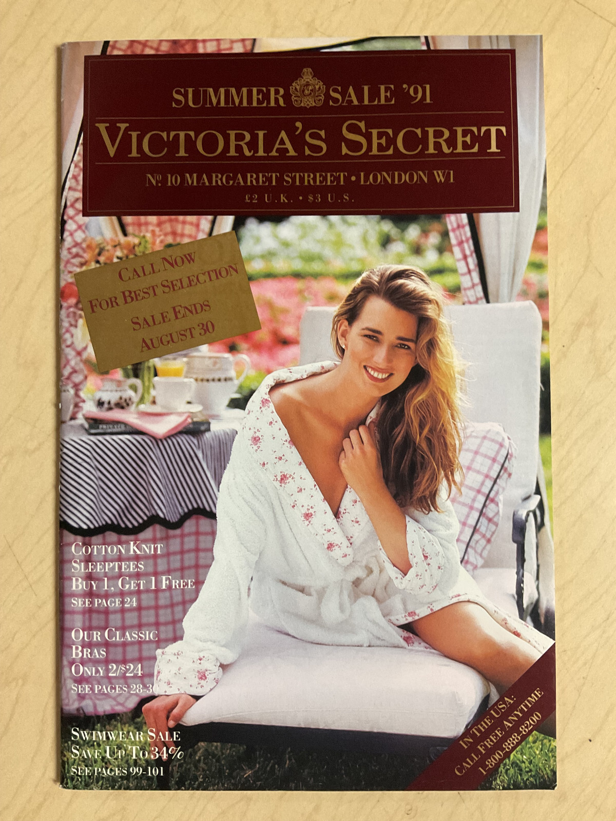 Summer Sale 1991 Victoria's Secret catalog London #10