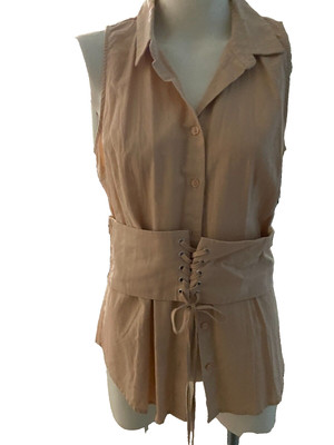 top womens clothing, color peach, medium size, Venus colleciton