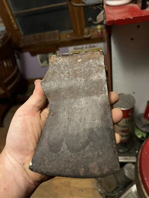 Vintage 3 Lb Jersey Axe Head Emerson & Stevens Handmade E&S Mfg Co Oakland Maine