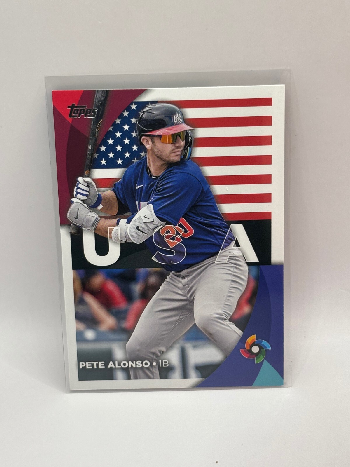 2023 Topps Series 1 Pete Alonso USA WBC Card!!! PRISTINE