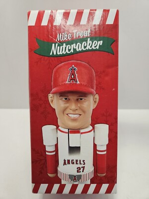 Mike Trout Nutcracker Los Angeles Angels Anaheim NIB Christmas NEW Old Dominion