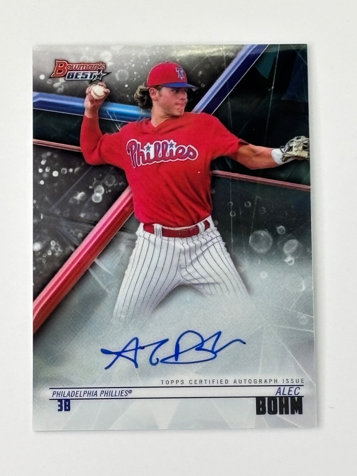 【2024年製 新品】 2018 BOWMAN'S BEST ALEC BOHM AUTO PHILADELPHIA PHILLIES | eBay Bowman