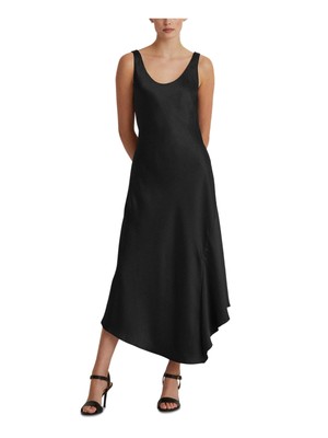 

Женское черное платье макси без рукавов с круглым вырезом RALPH LAUREN Party Fit + Flare Dress, Черный