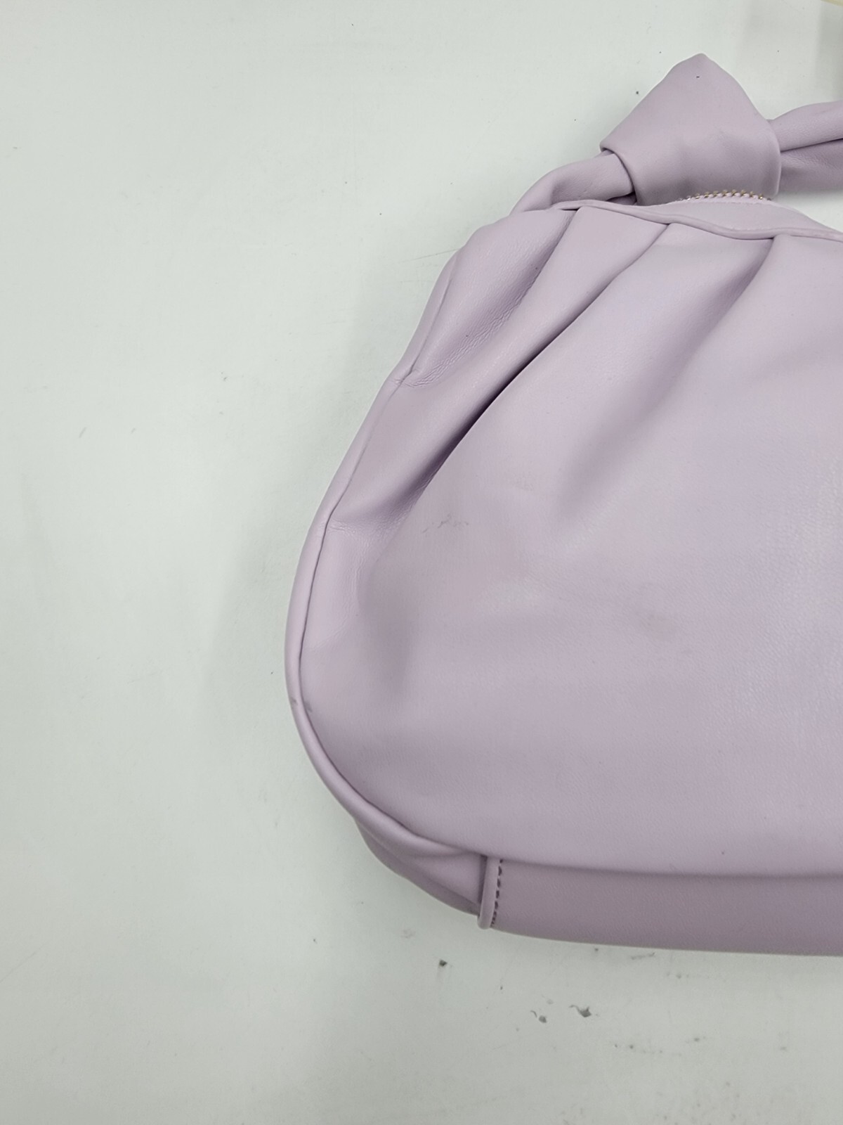 Like Dreams Top Handle Bag Women's Lilac Solid Inner Pockets Zip Closure - Picture 2 of 13