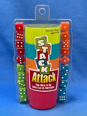 Stack Attack - The Dice-it-Up, Don't-Let-it-Fall Game - Patch Products - NEW