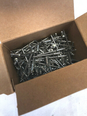 1/8 x 1/4 USM Corp Typical Open End Blind Rivet SD44BS Lot of 500