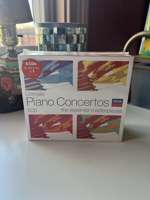 Ultimate Piano Concertos The Essential Masterpieces 5-CD Box Set Sealed