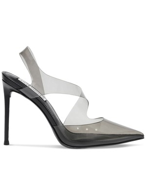 

STEVE MADDEN Женские черные прозрачные слипоны на шпильке Vienne, размер 9,5 м, Черный, VIEN02S1