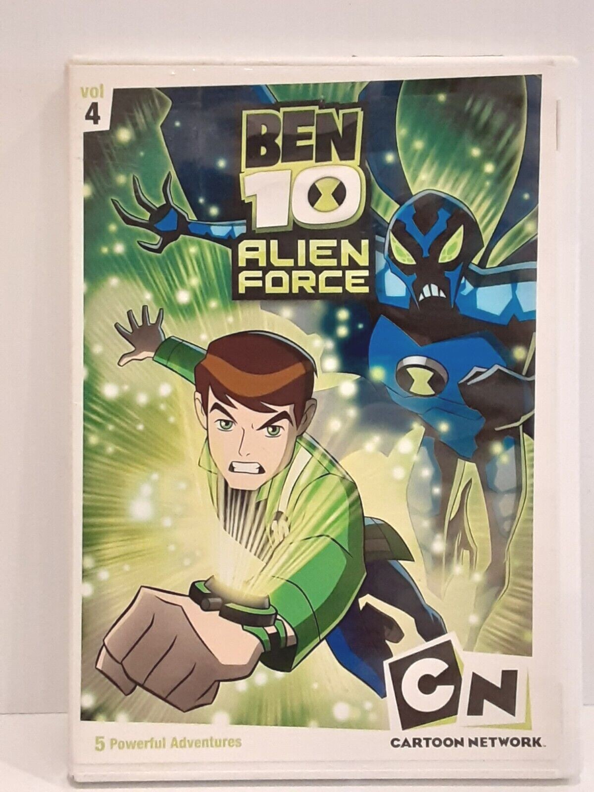 Ben 10 Alien Force Volume 4 - 5 Powerful Adventure - Cartoon Network DVD 2009 Ben 10 Alien Force Volume 4 - 5 Powerful Adventure - Cartoon Network DVD 2009
