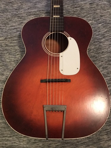 Vintage Silvertone Acoustic Guitar Plays Great!