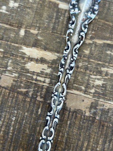Antique Sterling Silver Pickle Fork by Mechanics Sterling Co / Watson St. Louis