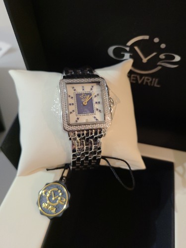 GV2 by Gevril Women's Padova Diamond Bracelet Swiss Quartz