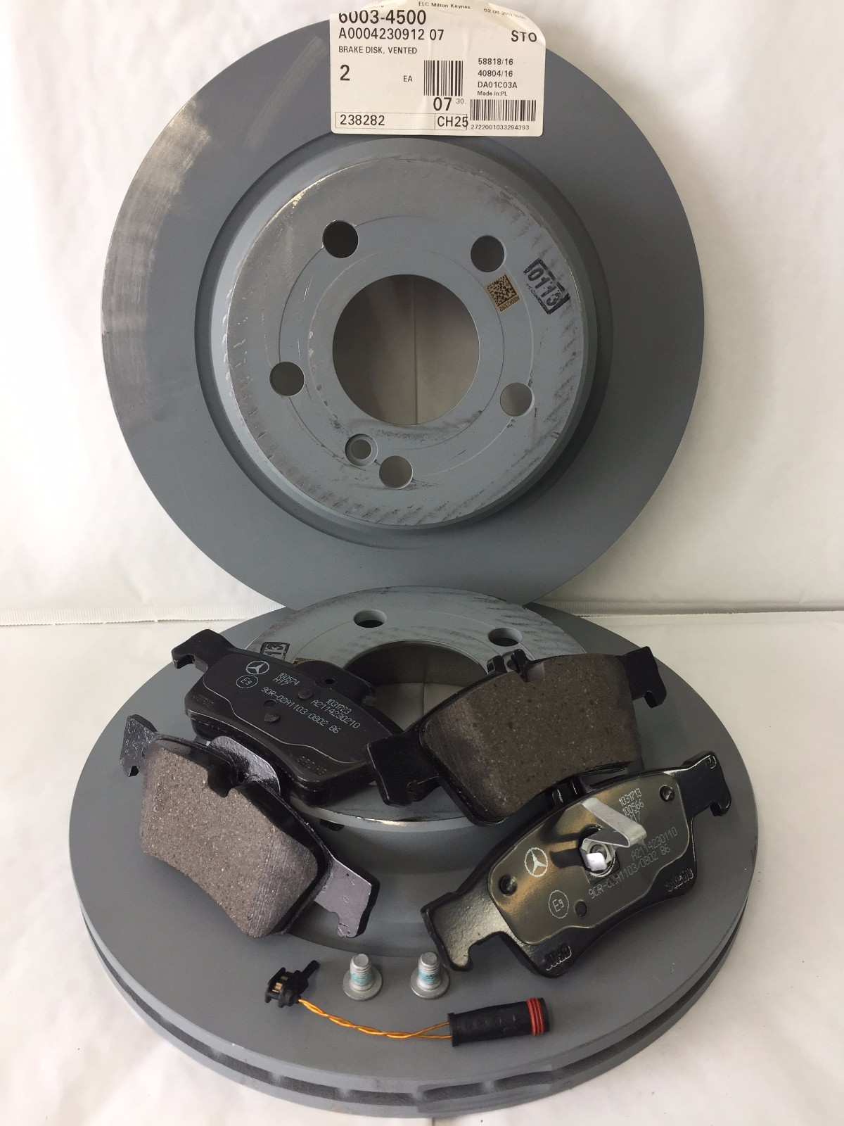 Genuine MercedesBenz W211 EClass SPORT Saloon/Est Rear Brake Discs