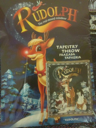 Rudolph the Red Nosed Reindeer Christmas Tapestry Throw 50