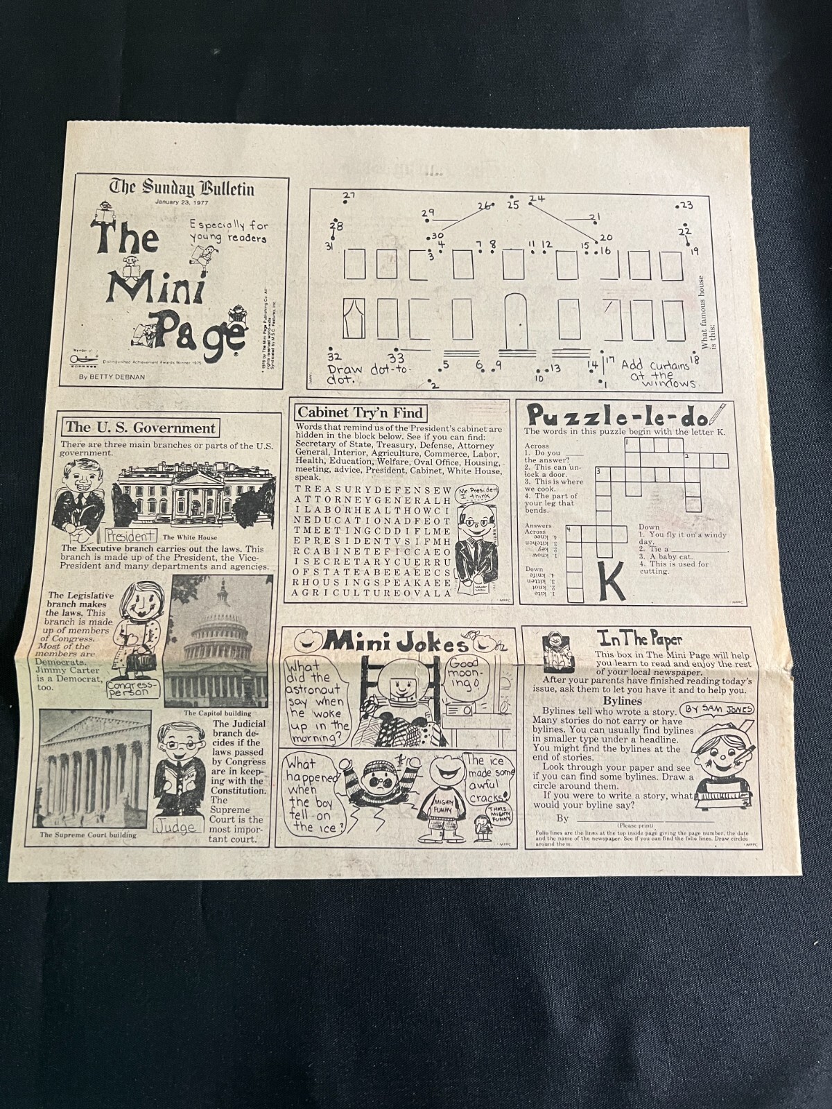 07d THE MINI PAGE January 23, 1977 BRANCHES OF U.S. 07d THE MINI PAGE January 23, 1977 BRANCHES OF U.S.