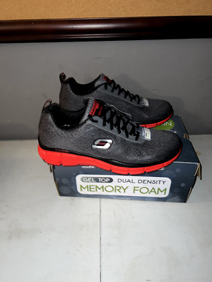 skechers sport mens flex advantage 20 the happs oxford 10 charcoalorange 126012026772