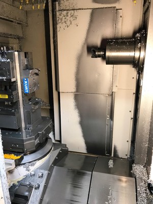 Mori Seiki SH-403 HMC 2000, 40-ATC, 20-HP, 12k RPM, Rigid Tap, Chip Conveyor