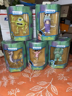 New in Box Disney Pixar Monsters Inc Hanging Decorations Mike Sulley Randall Boo