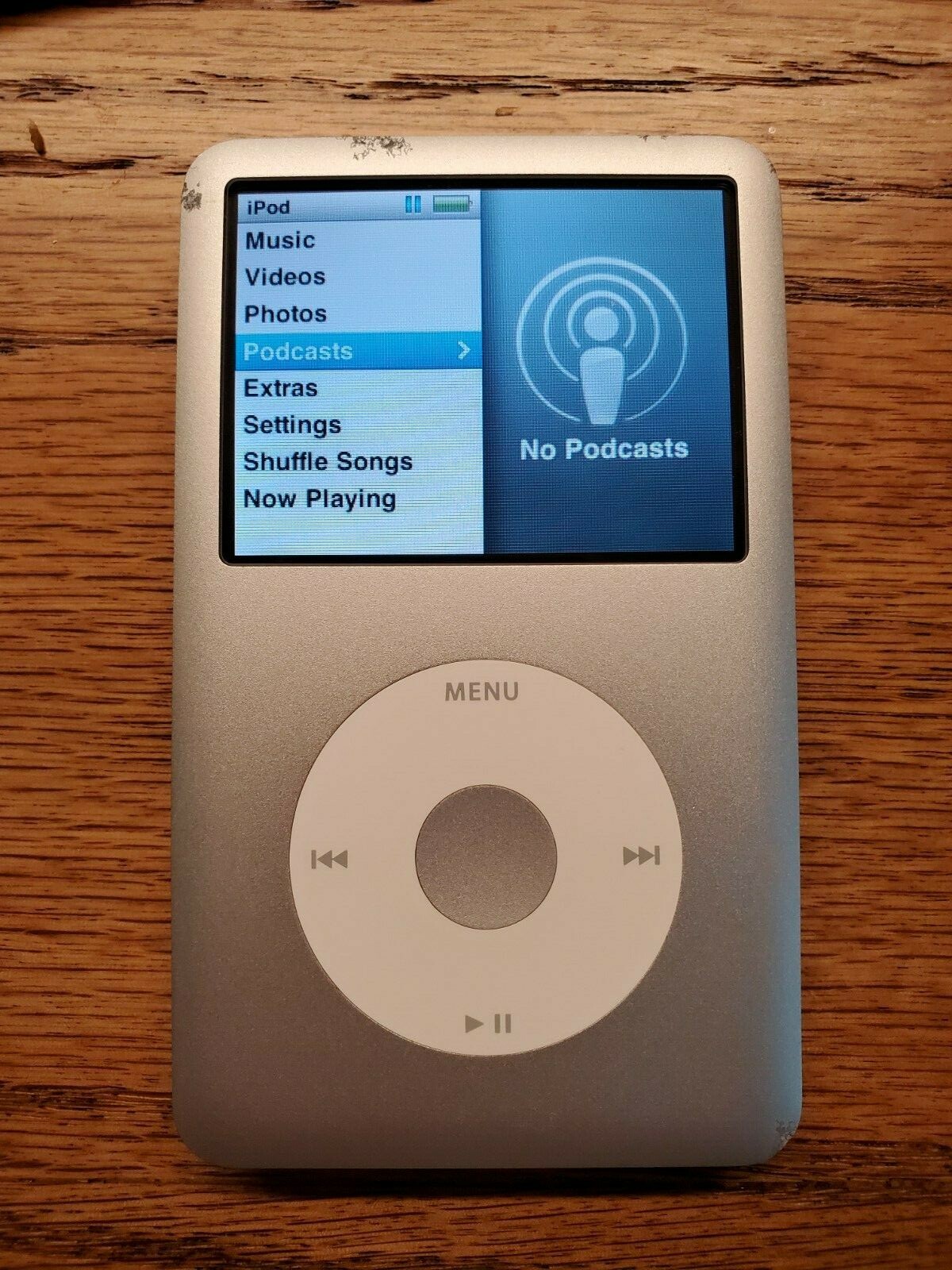 iPod classic 第6世代120GB 電池新品 iPod Classic 第6世代120GB 電池元気