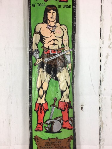 Vintage Spectra Star Kites 1982 The Barbarian 55” Tall! NOS