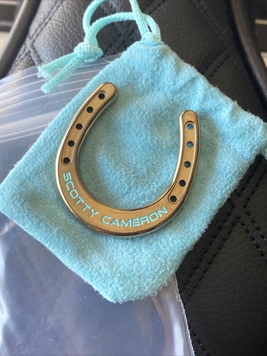 Rare Scotty Cameron Gallery GOLD color GET LUCKY Horseshoe