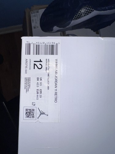 Pre-owned Jordan Size 12 -  11 Midnight Navy Velvet 2022