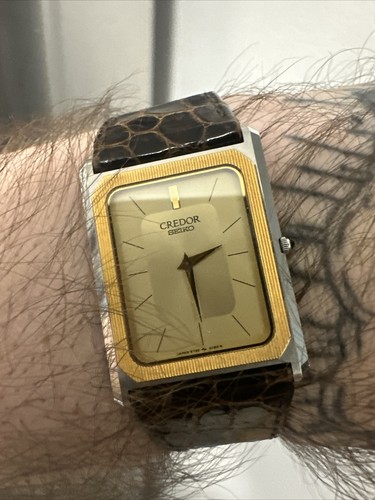 Seiko Credor 6730-5090 Quartz Gold Dial Mens Watch Excellent Seiko Credor 6730-5090 Quartz Gold Dial Mens Watch Excellent