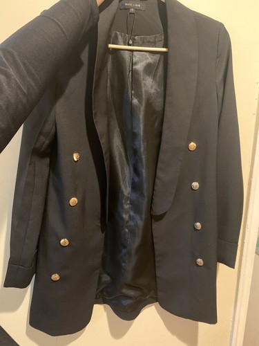 missguided peace love Black Blazer US 4 UK8