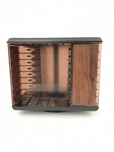 Vintage Spinning Cassette Tape Holder Storage Rack 70s 80s Retro Decor