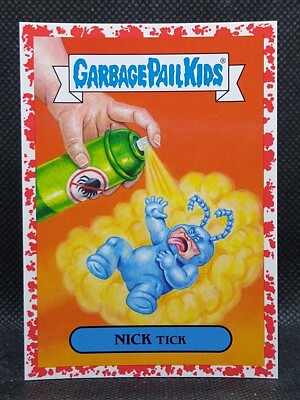 Garbage Pail Kids 2019 WE HATE THE 90's Blood RED Cards Choose/Pick 1 GPK Set