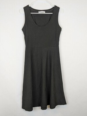 FIG Clothing Sleeveless Dress, Black, Women's Small
