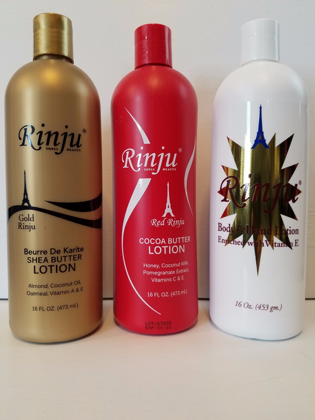 Rinju Gold, Red and Body & Hand Lotions - $26.50 | eBay