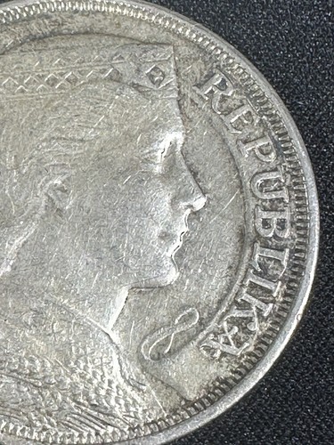 1929 Latvia 5 Lati Silver Coin .835 CHOICE GEM COIN! Rare