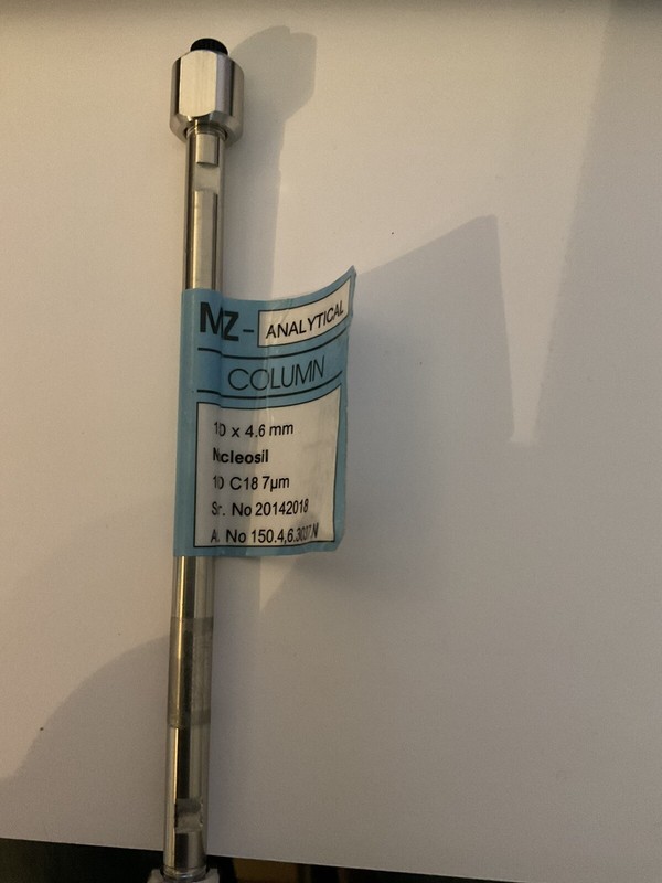 Mz-Analysentechnik Hplc-SÃ¤Ule Column Nucleosil  150x4.6mm 100 C18-7Î¼M