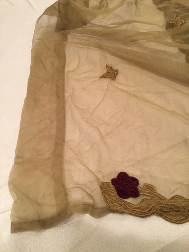 Tambour Net Lace Bedspread 106x106” w/ Flowers Coverlet, Wayfair Tudor Debage