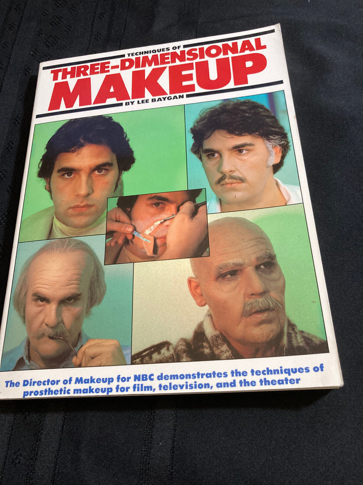 洋書 THREE-DIMENSIONAL MAKEUP First Ed. 1982 Techniques of Three-Dimensional MakeUp by Lee