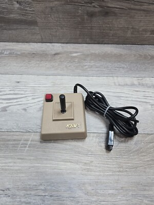 Vintage Kraft 9-pin Mazemaster Joystick For Atari/Commodore Red Button- Tested