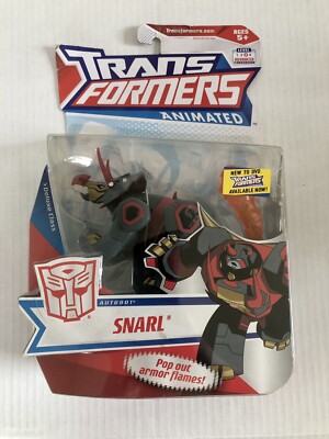 Transformers Animated DINOBOT SNARL Figure Deluxe Class - RARE New & Sealed 2008