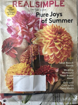 Real Simple July 2020 Pure Joyce Of Summer Beach Workout Mood Grill Chill