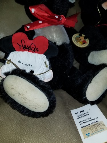 STEIFF Convention Bears 1991 MICKEY & 1992 MINNIE MOUSE Limited to 1,500  RARE!!