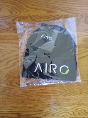 NEW AIRO Black Winter Beanie W/tags One Size Fits Most (medium material weight)