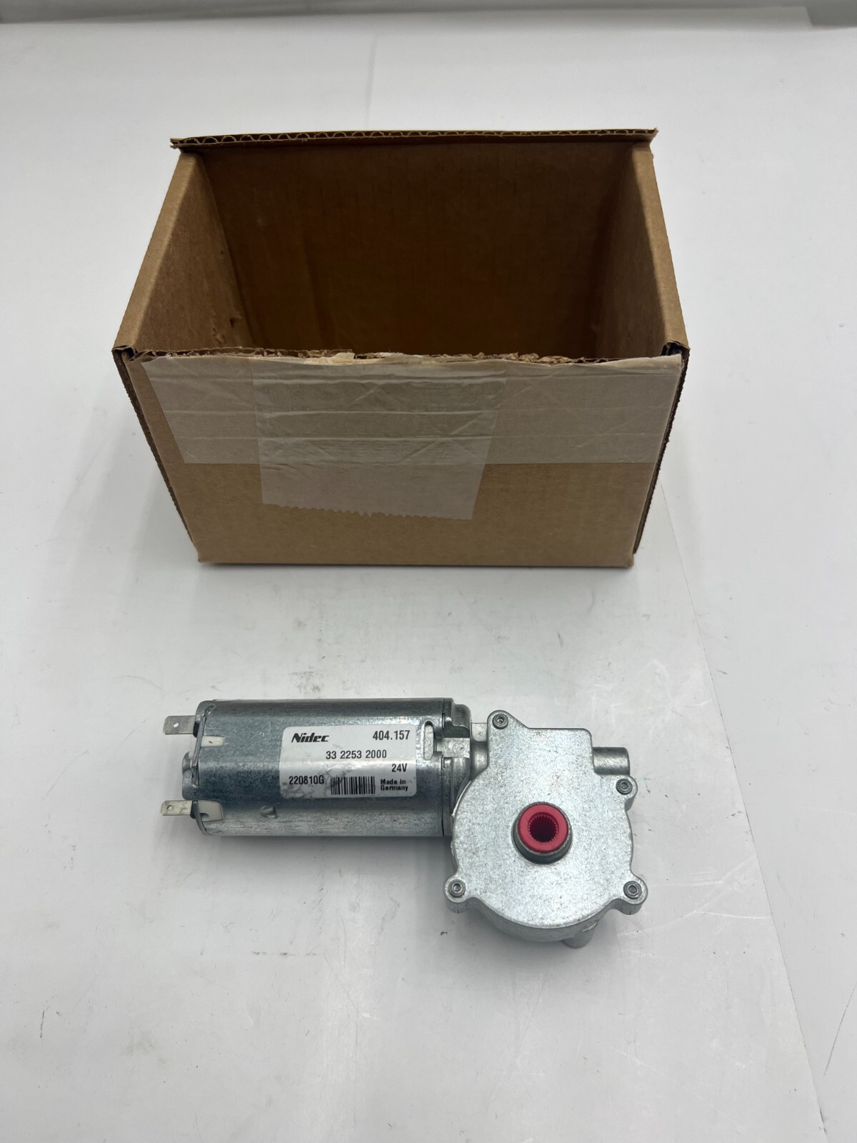 GENUINE OEM Nidec 33-2253-2000 Worm Gear Motor 404.157, 24