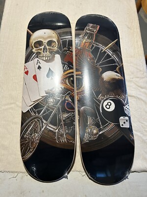 ドリブン デイビットマン スケートボードデッキ2枚組セット チョッパー