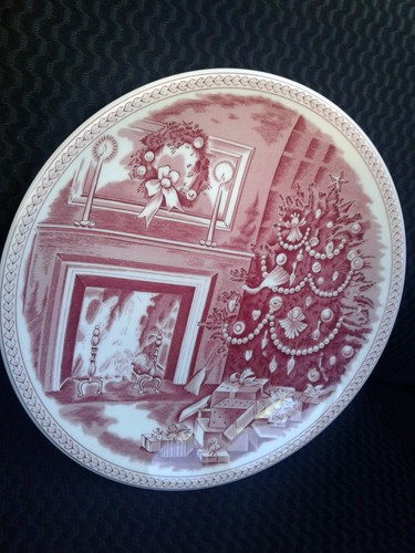 Christmas Eve Plate Josiah Wedgwood Williams-Sonoma Plate, England, 8 3/4
