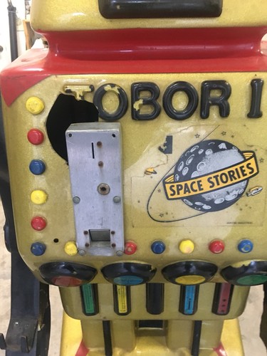1960 Tobor The Great Robot Telephone Recording Coin Operated Rare 5 Ft