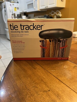Tie Tracker - Revolving Tie Rack