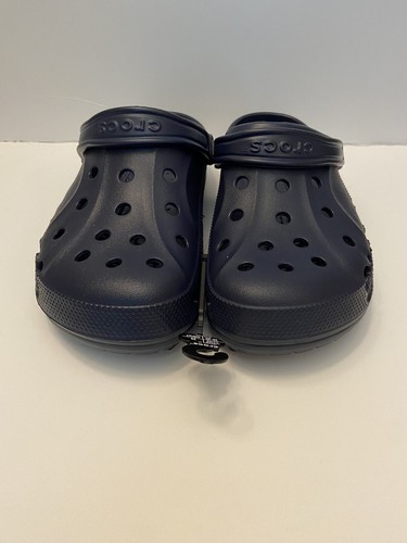 Crocs Baya Clogs Navy Blue Men Sz 7 Women Sz 9 Comfort