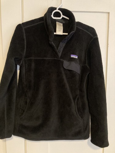 Patagonia 25442 Black Snap-T Re-Tool Pullover Fleece Women's